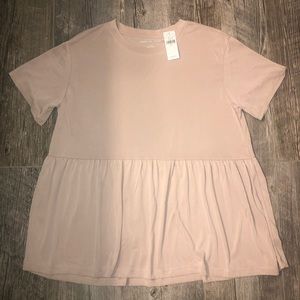 American Eagle, women’s baby doll tee. NWT.